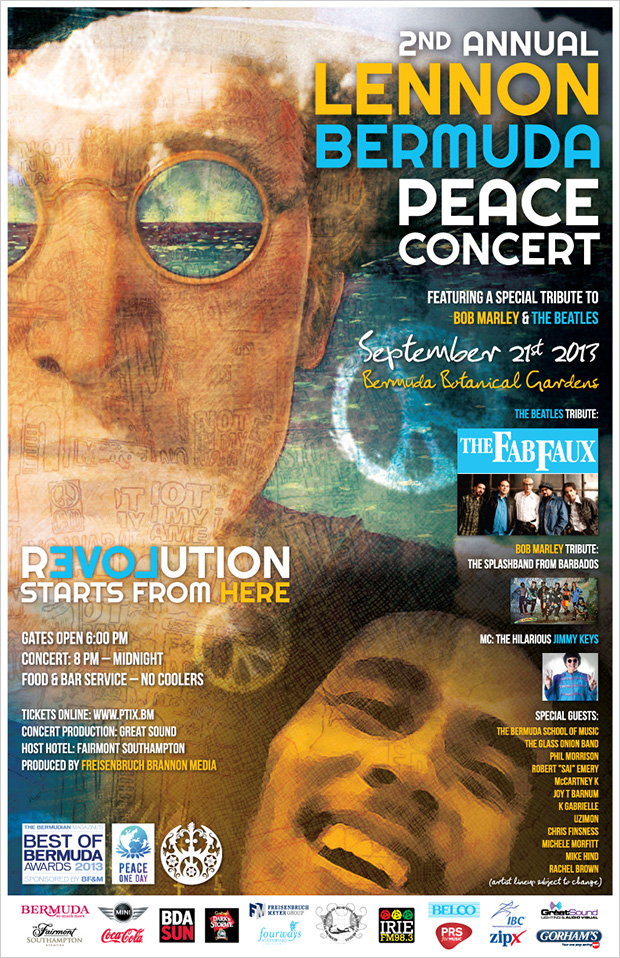 The 2nd annual Lennon Bermuda Peace day concert